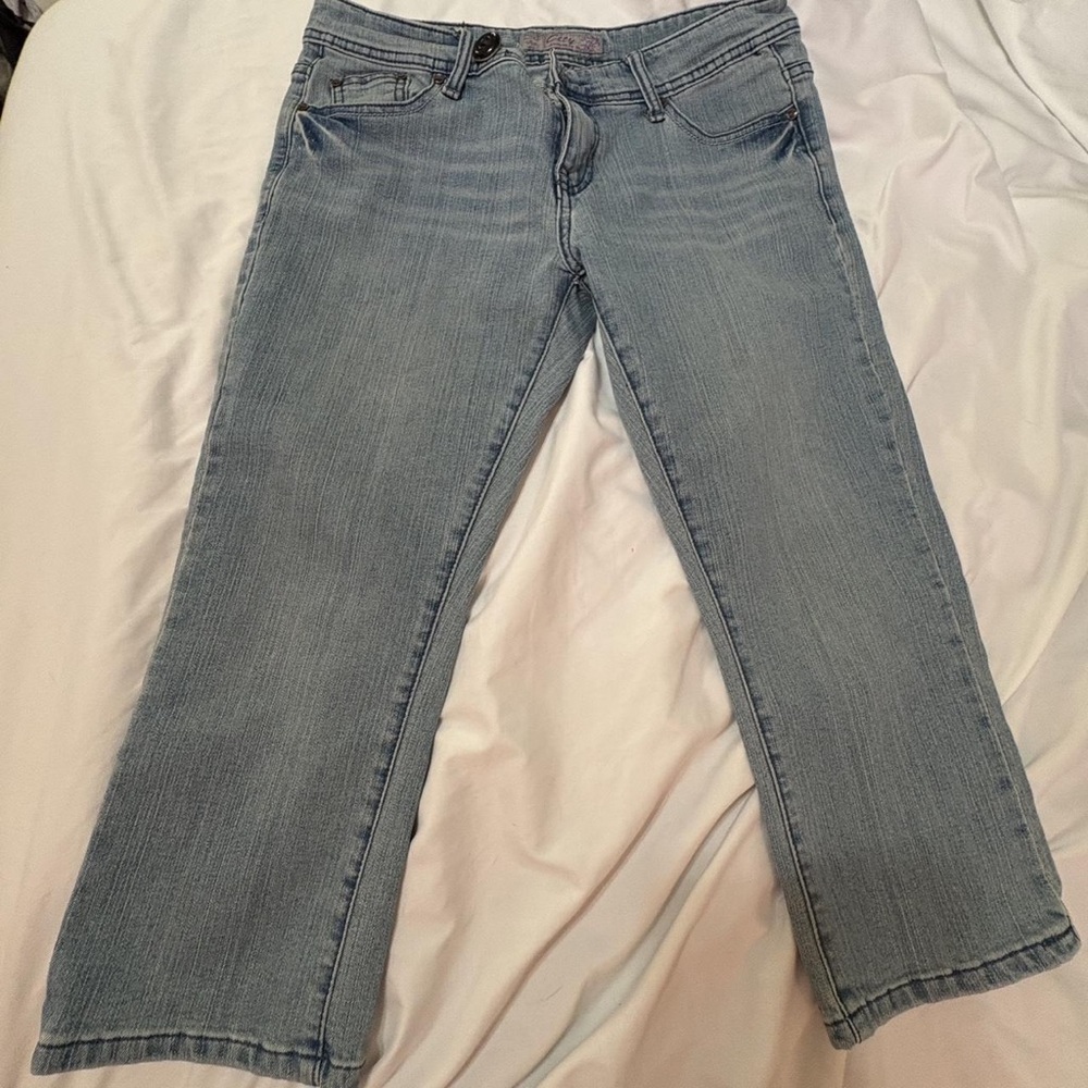 Stylish Light Blue Straight Leg Jeans for Women